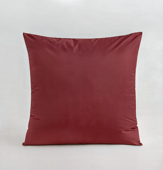Zelesta Pure Duo No Stitch Baumwolle Kissenbezüge Set von 2 - Rot