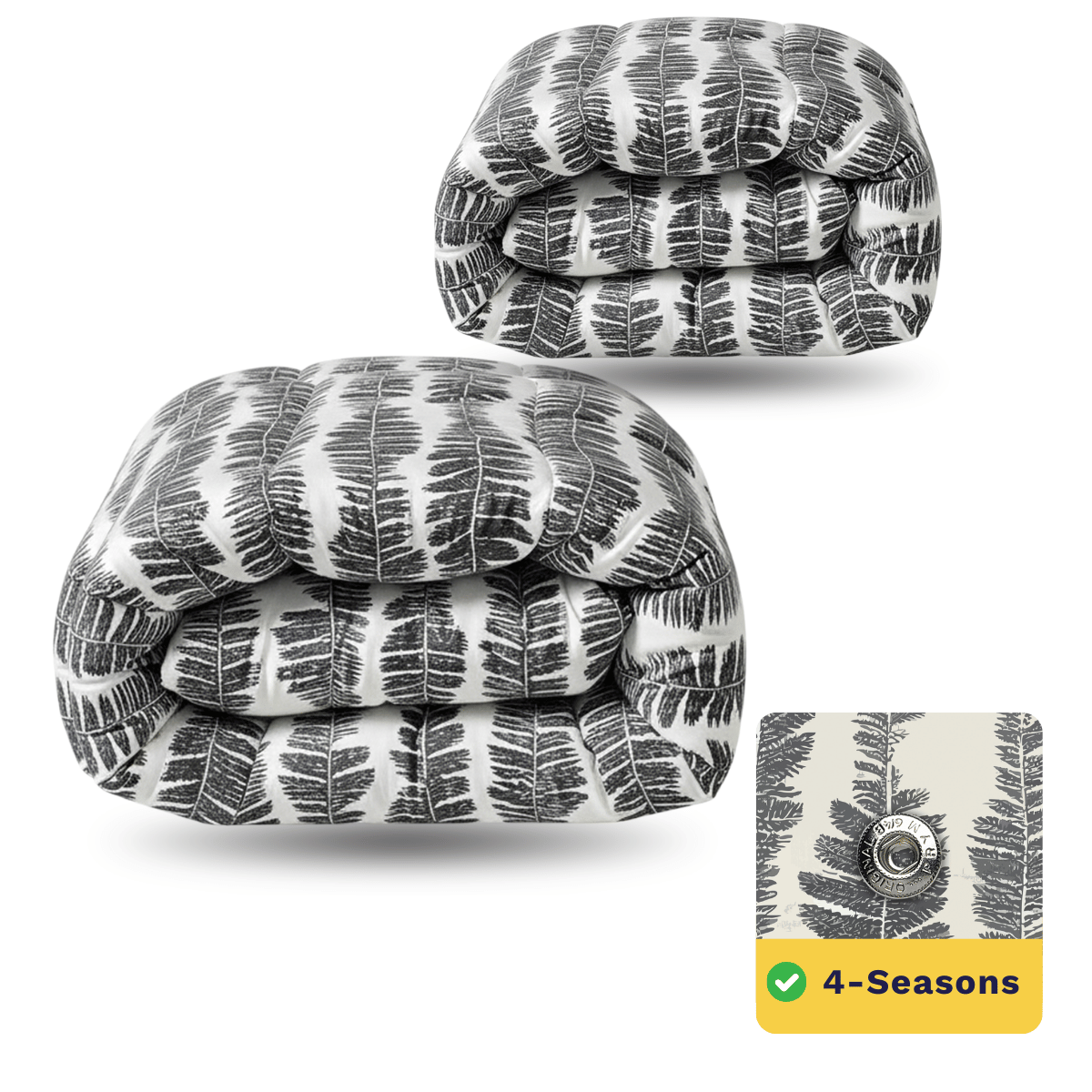 Zelesta Wonderbed 4 Seasons Double - Savanna Feather