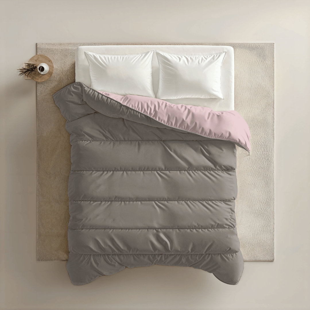 Zelesta Royalbed - Pastellrosa & zartes Grau