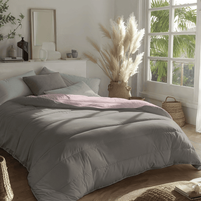 Zelesta Royalbed - Pastellrosa & zartes Grau