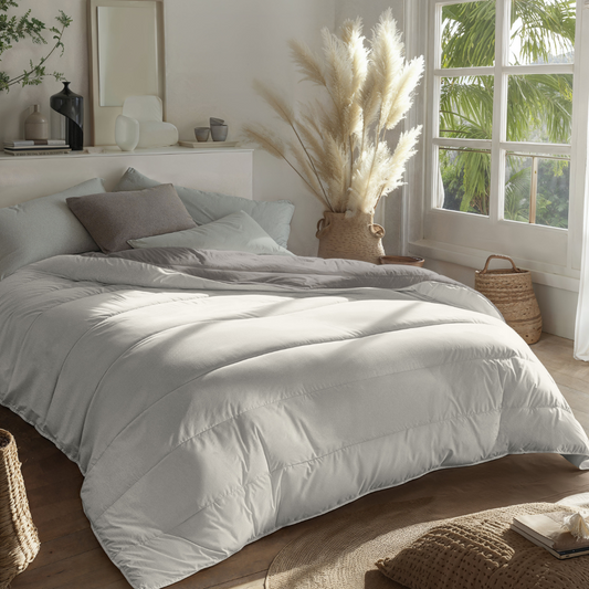 Zelesta Royalbed Light - Zartes Grau & Creme