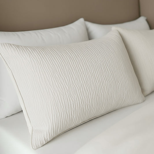 Zelesta Velvetbed Chique Kissenbezüge Set von 2 - Beige