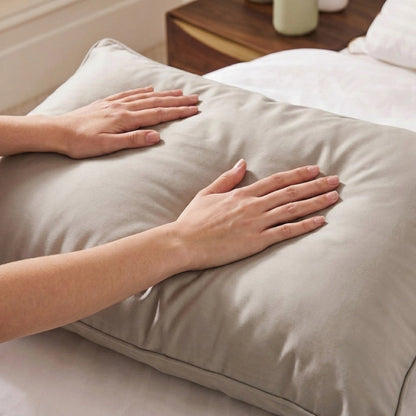 Zelesta Comfort Waschbares Kopfkissen – Sandbeige