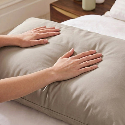 Zelesta Comfort Waschbares Kopfkissen – Taupe