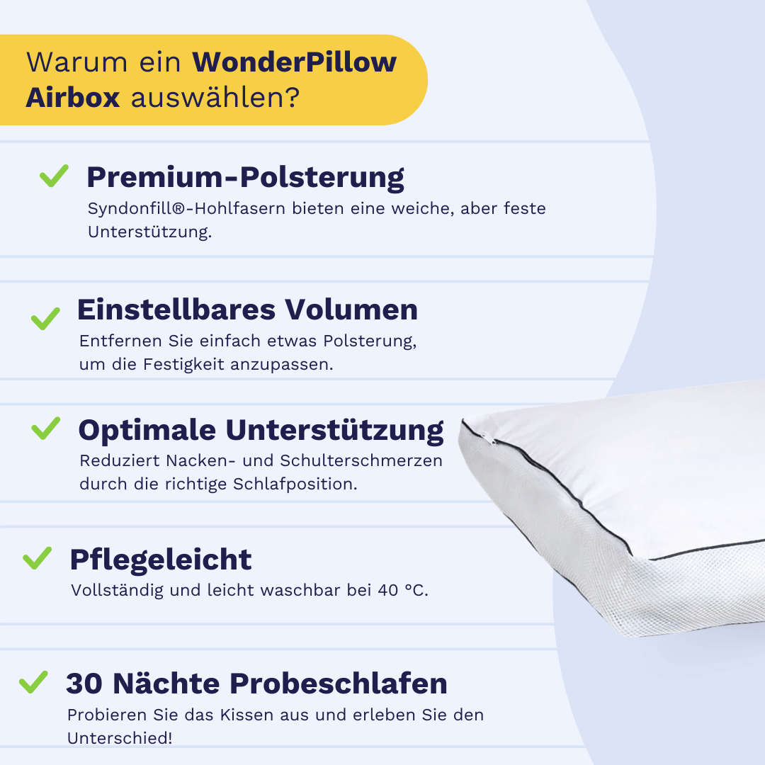 Zelesta Wonderpillow Airbox