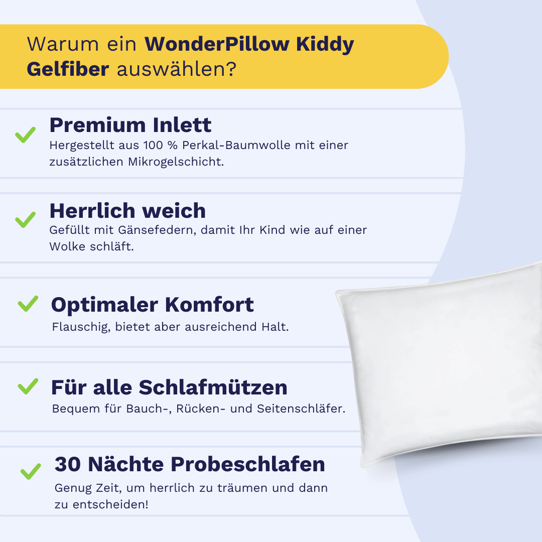 Zelesta Wonderpillow Kiddy Gelfiber 50x60cm