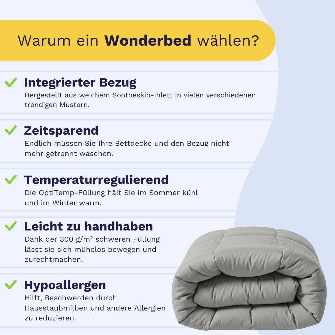 Zelesta Wonderbed Baumwolle - Morning Grey