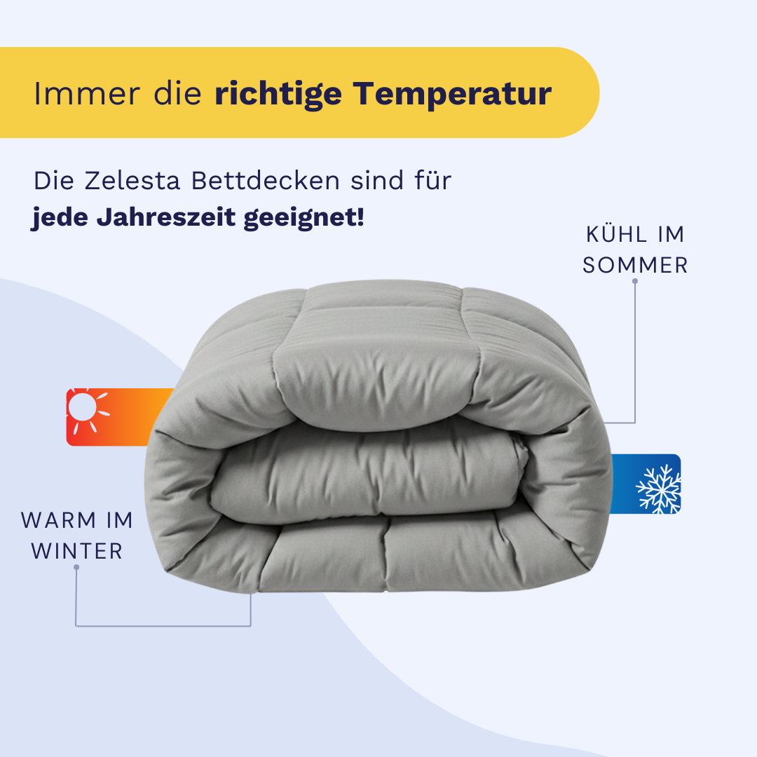 Zelesta Wonderbed Baumwolle - Morning Grey
