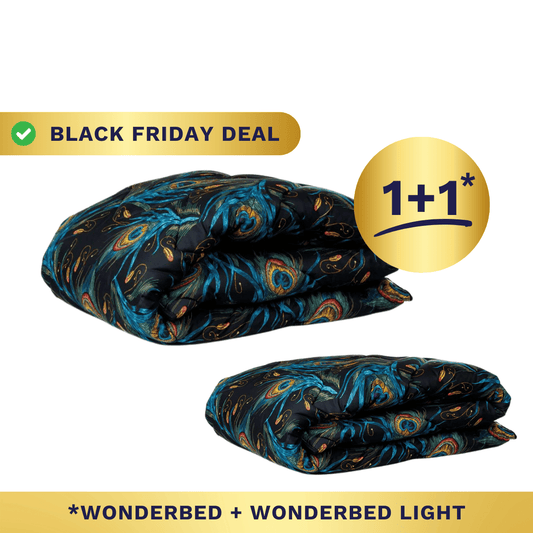 1+1 GRATIS: Zelesta Wonderbed & Wonderbed Light - Peacock Feathers