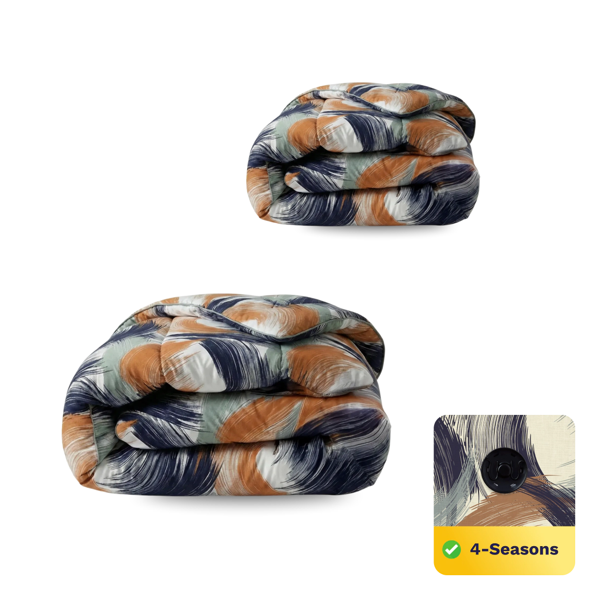 Zelesta Wonderbed 4 Seasons Double - Urban Brush