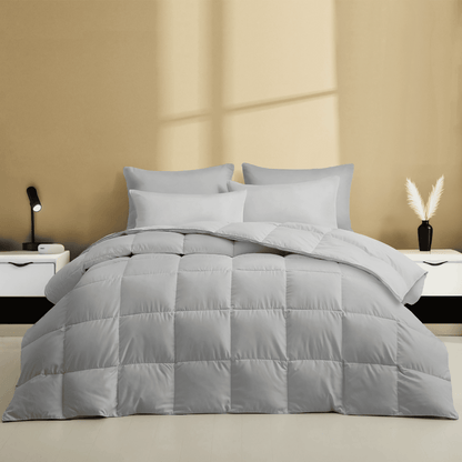 Zelesta Wonderbed 4 Seasons Double Baumwolle - Morning Grey