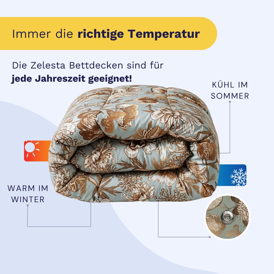 Zelesta Wonderbed 4 Seasons Double - Botanic Chique