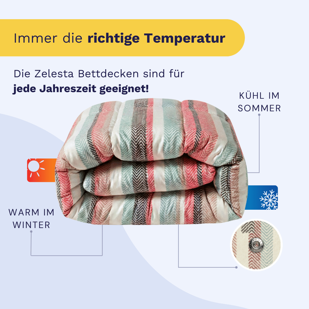 Zelesta Wonderbed 4 Seasons Double - Vintage Vibe