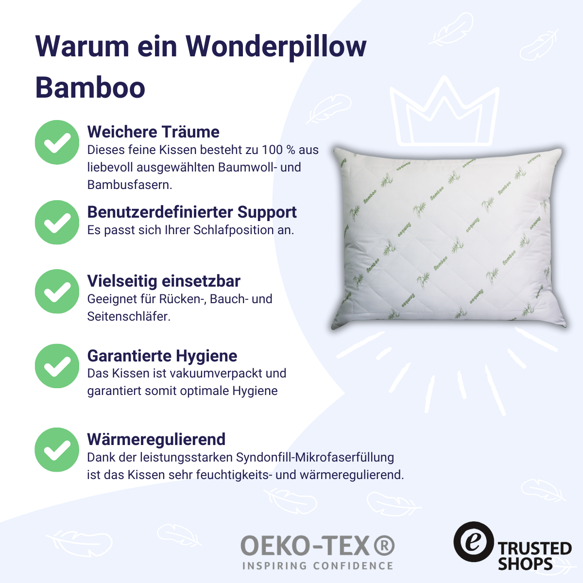 Zelesta Wonderpillow Bamboo