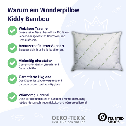 Zelesta Wonderpillow Kiddy Bamboo 40x60cm