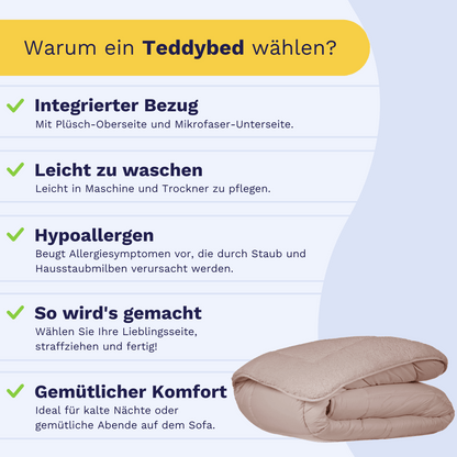 Zelesta-Teddybed-Taupe-kuschelig