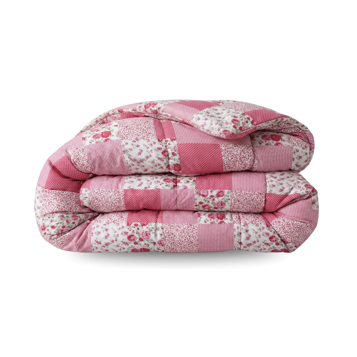 Zelesta Comfort Design Sommerbettdecke - Patchwork pink - 240x200cm