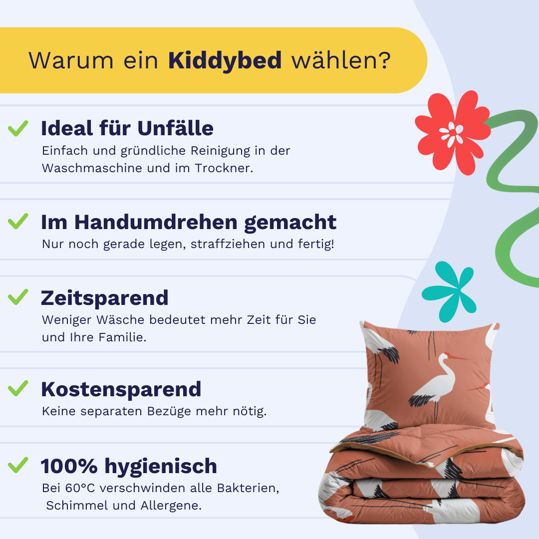 Zelesta Kiddybed Baumwolle - Terra Crane