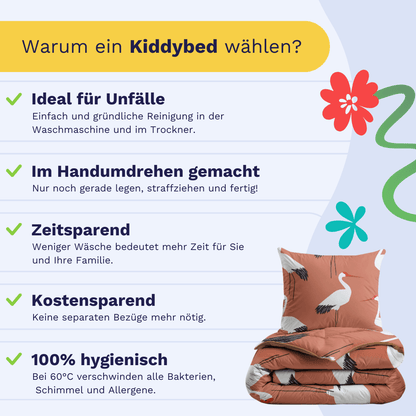 Zelesta Kiddybed Baumwolle - Terra Crane