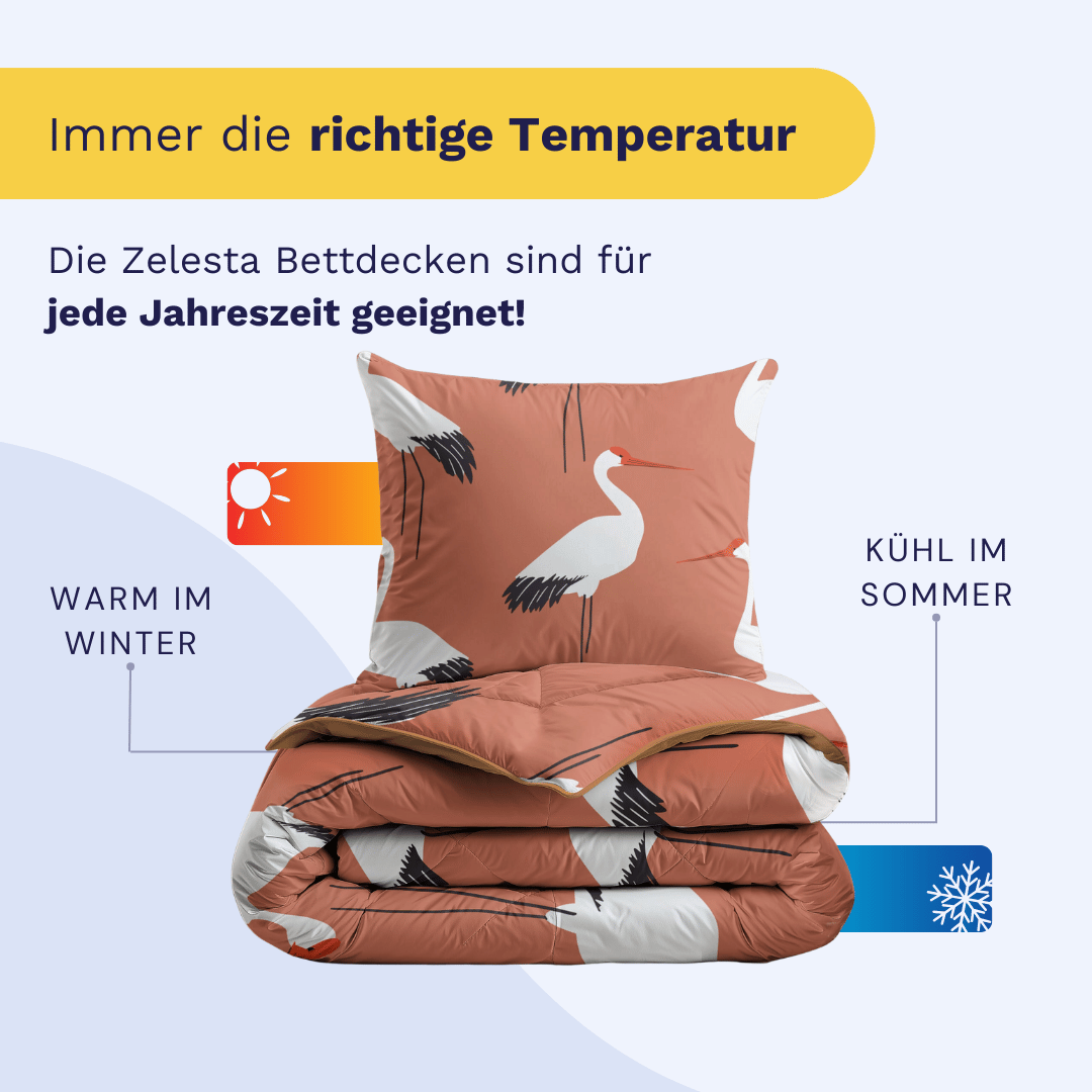 Zelesta Kiddybed Baumwolle - Terra Crane