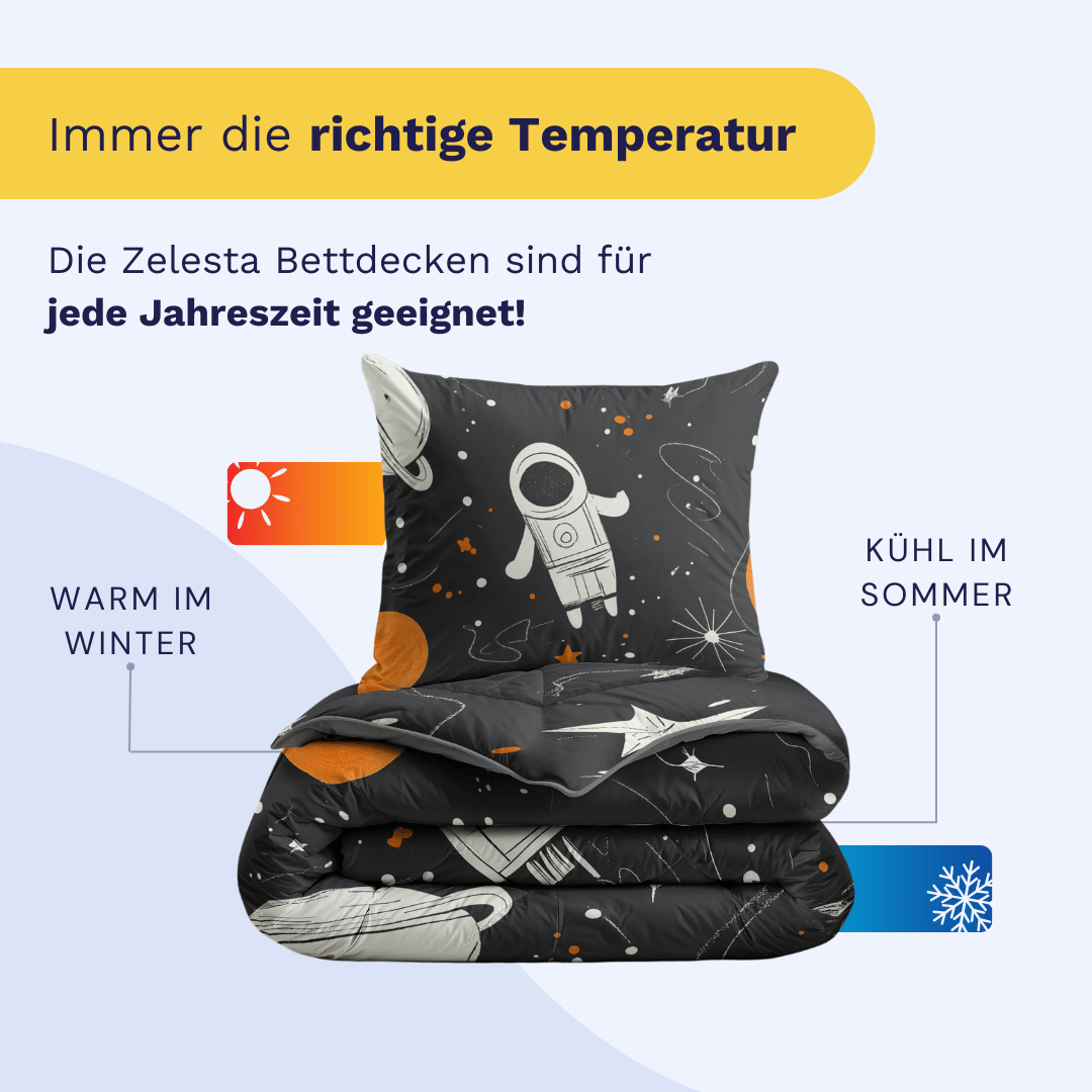 Zelesta Kiddybed Baumwolle - Space Man
