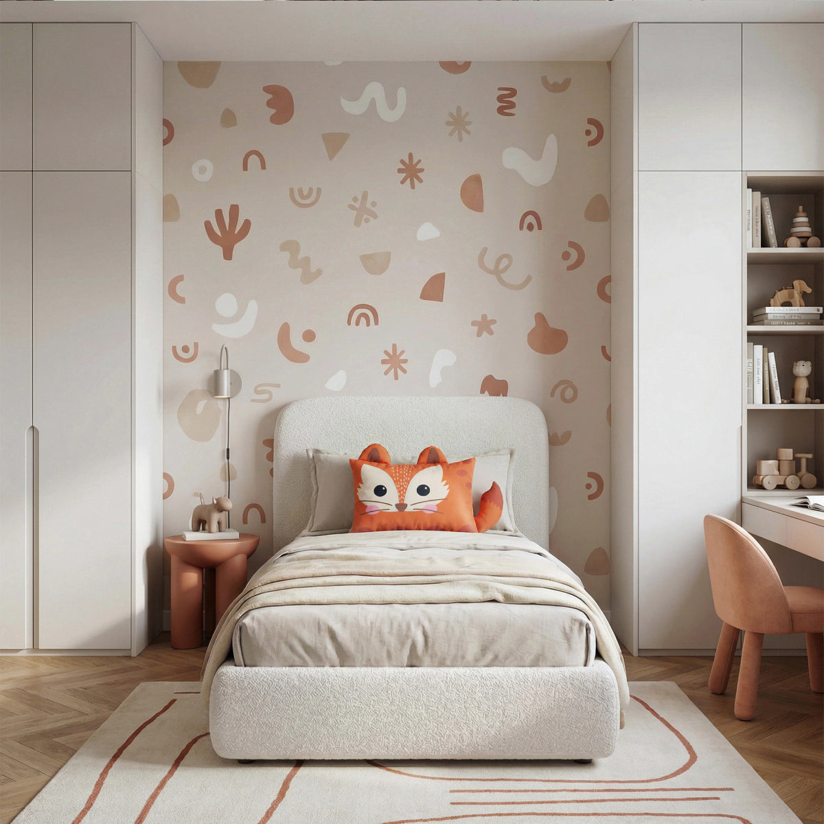 Kinderkissen Vinnie Fuchs - Orange/Beige