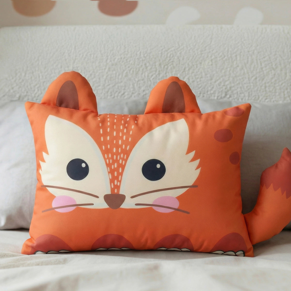 Kinderkissen Vinnie Fuchs - Orange/Beige