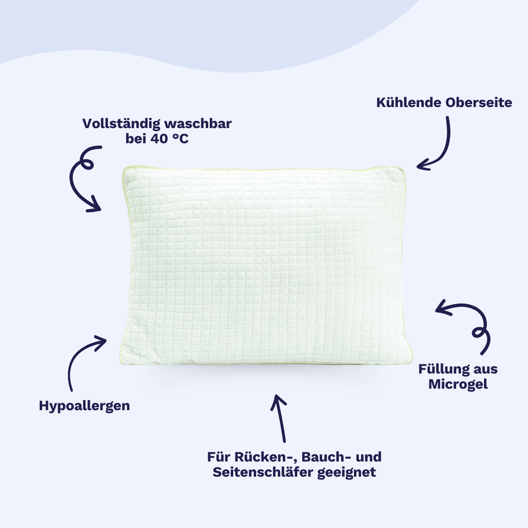Zelesta Cooling Pillow - Microgel 50x70 cm