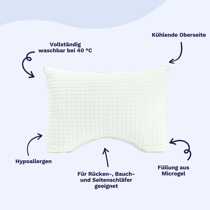 Zelesta Cooling Pillow - Microgel Support 45x65 cm