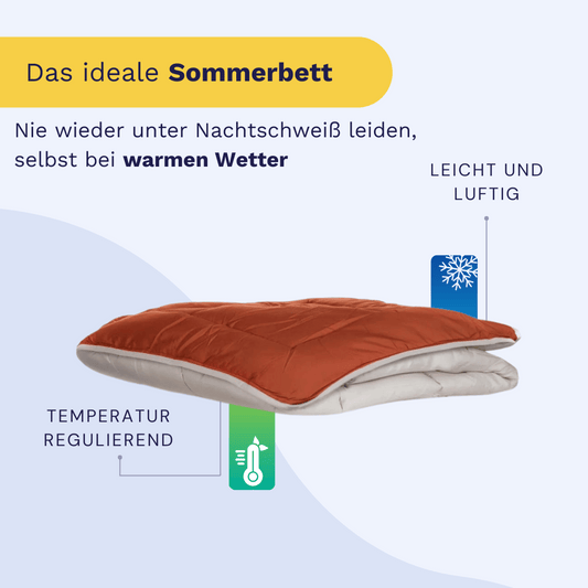 Zelesta Easybed Light - Hellgrau & Ingwer 240x220cm