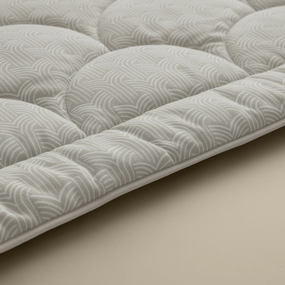 Zelesta Flanel Art - Taupe & Grey