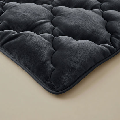 Zelesta Flanel Uni - Schwarz