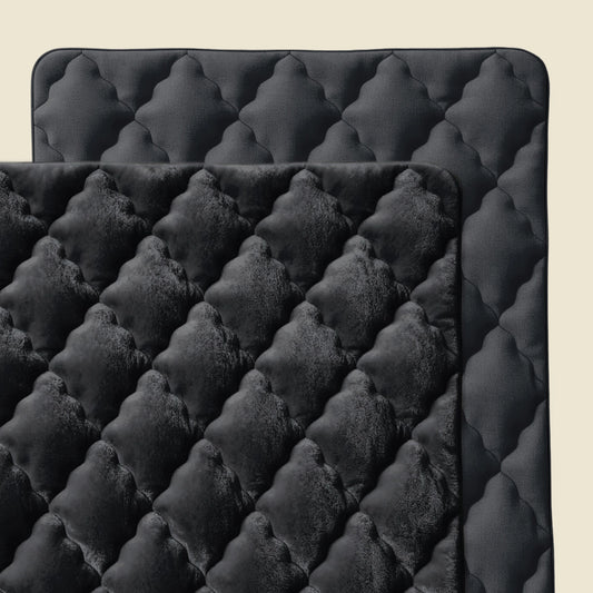 Zelesta Flanel Uni - Schwarz