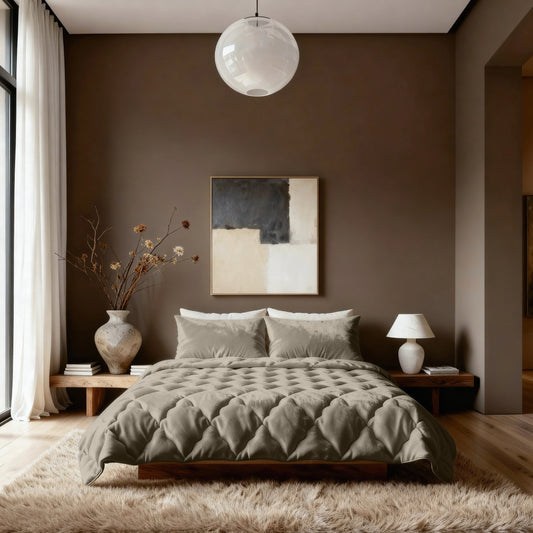 Zelesta Flanel Uni - Taupe