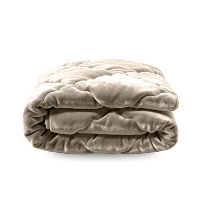 Zelesta Flanel Uni - Taupe