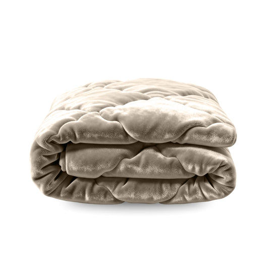 Zelesta Flanel Uni - Taupe