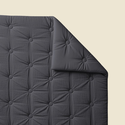 Zelesta Japandibed Baumwolle Mousseline - Anthracite