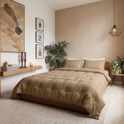 Zelesta Japandibed Baumwolle Mousseline - Brown