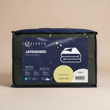 Zelesta Japandibed Baumwolle Mousseline - Green