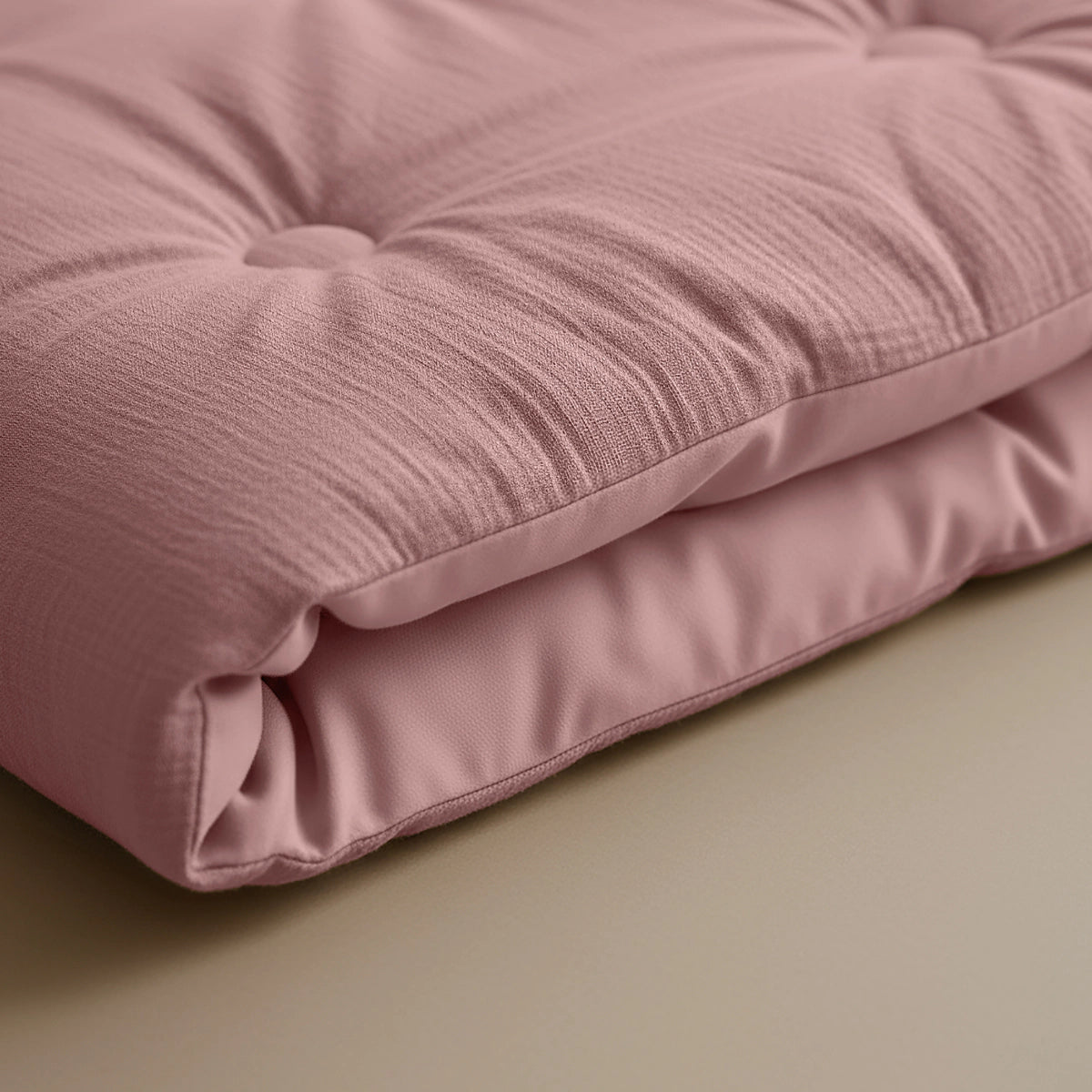 Zelesta Japandibed Baumwolle Mousseline - Old Pink