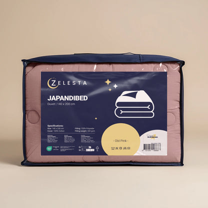 Zelesta Japandibed Baumwolle Mousseline - Old Pink