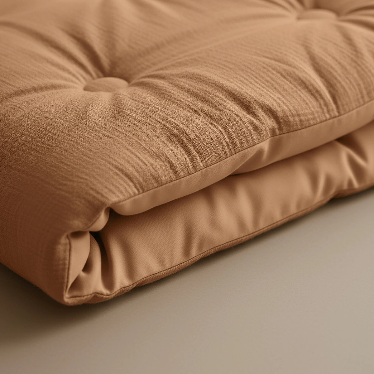 Zelesta Japandibed Baumwolle Mousseline - Terra