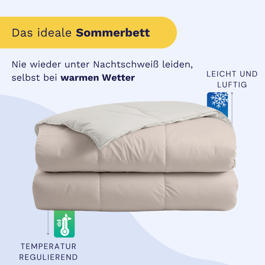 Zelesta Premiumbed Light Baumwolle - Silk & Coconut Cream