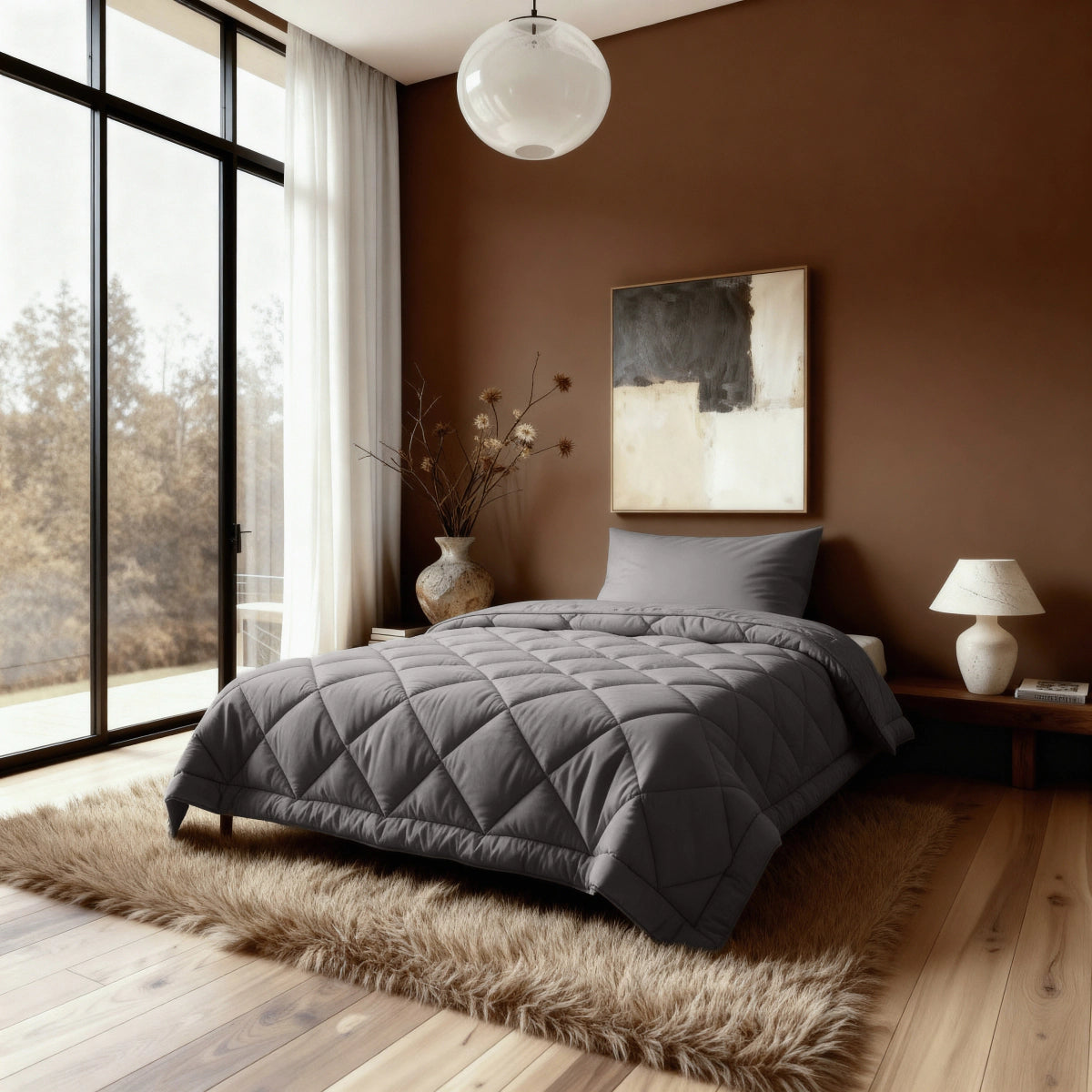 Zelesta Royalbed Diamant – Brown-Grey