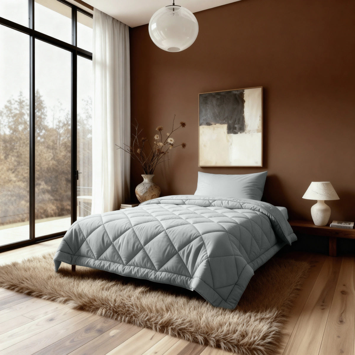 Zelesta Royalbed Diamant – Grey-Blue
