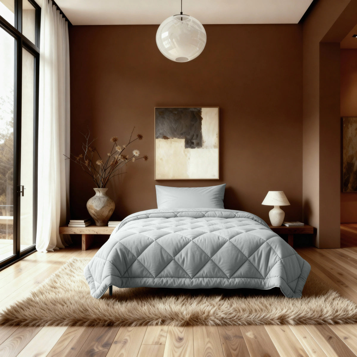 Zelesta Royalbed Diamant – Grey-Blue