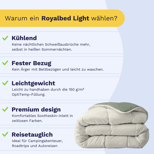 Zelesta Royalbed Light - Grün & Creme