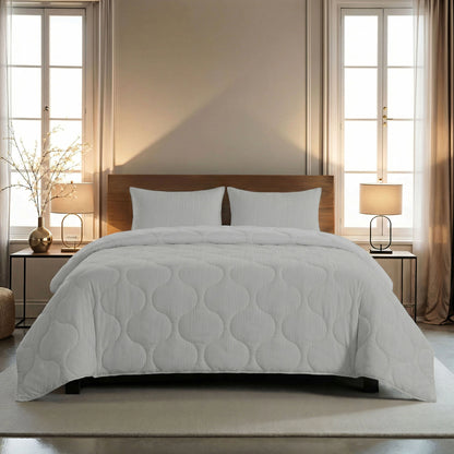 Zelesta Special Musselin Sommerbettdecke - Hellgrau