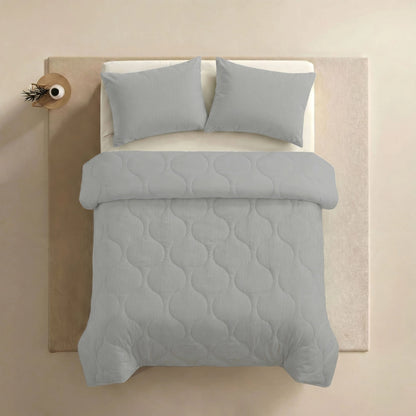 Zelesta Special Musselin Sommerbettdecke - Hellgrau