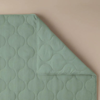 Zelesta Special Musselin Sommerbettdecke - Eukalyptusgrün